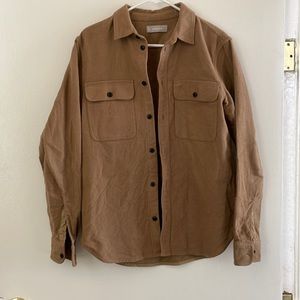 Everlane Heavyweight Overshirt in “Toasted Coconut” colorway